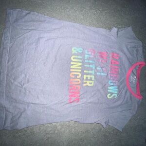 The Children's Place Gray Tee with Colorful Text